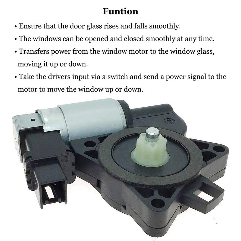 Syconeer Power Window Lift Motor for Mazda 3 5 6 CX-7 CX-9 RX-8 Replaces OE G22C5858XF GJ6A5858XC D01G5858XB - Image 4
